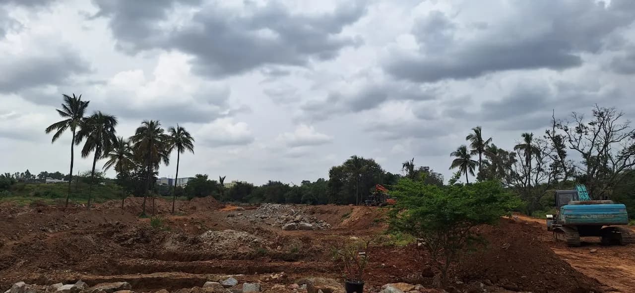 Gravity Aranya: Site photo filed with Karnataka RERA