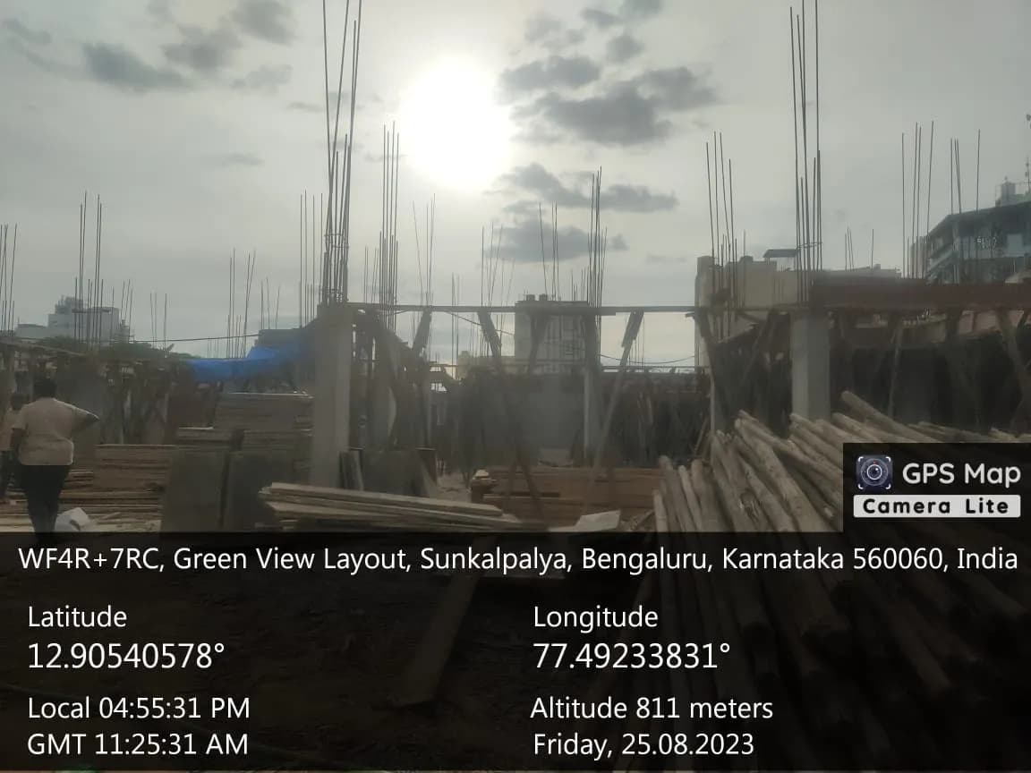 Supreme Symphony: Site photo filed with Karnataka RERA
