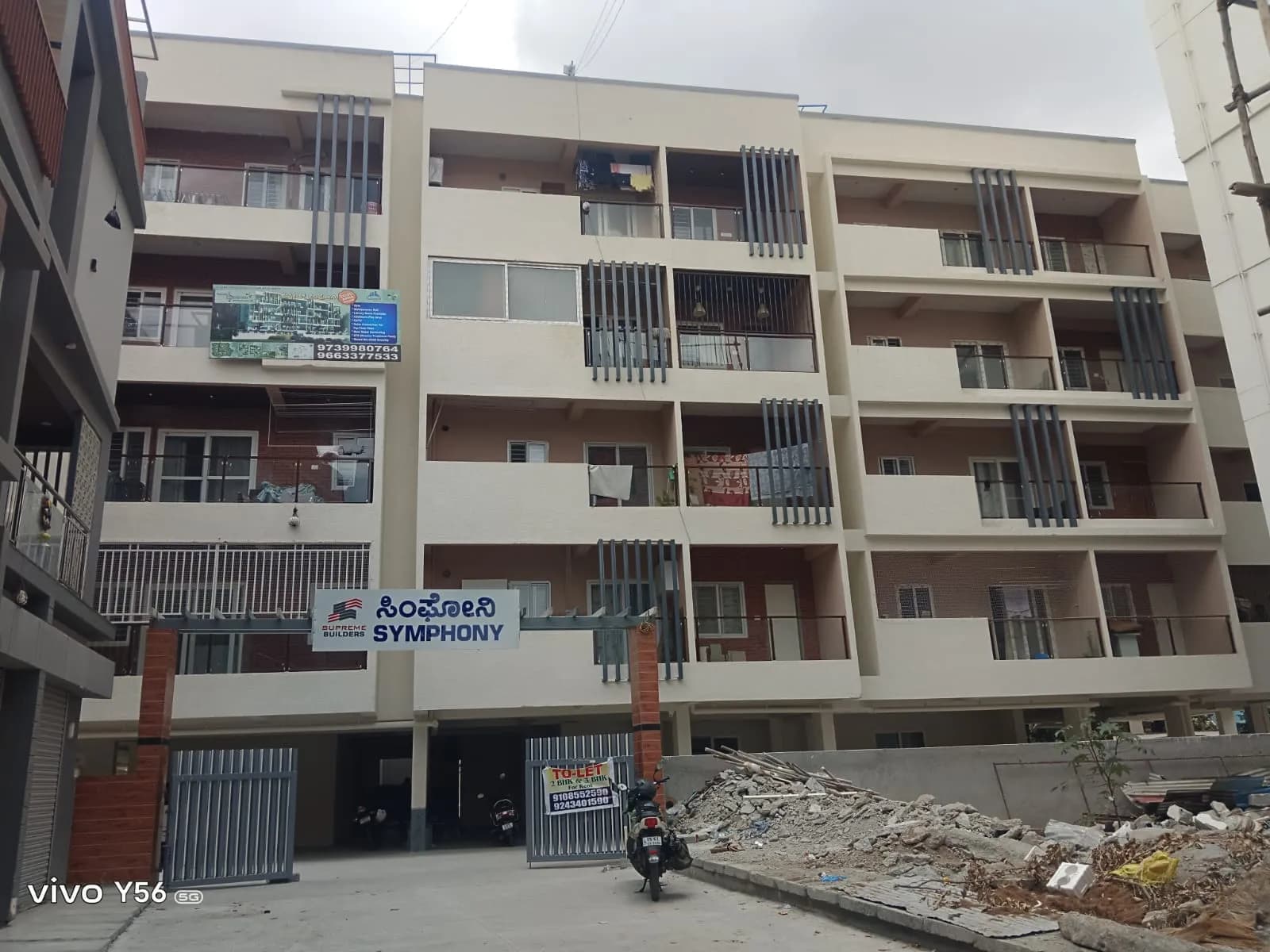 Supreme Symphony: Site photo filed with Karnataka RERA