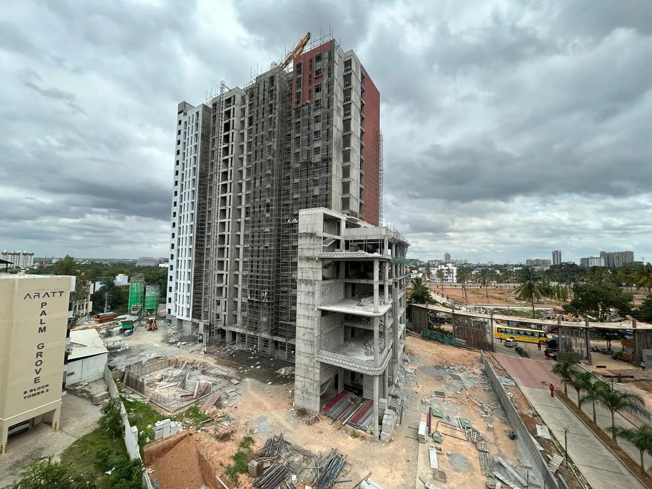 Aratt Avant Twilight: Site photo filed with Karnataka RERA