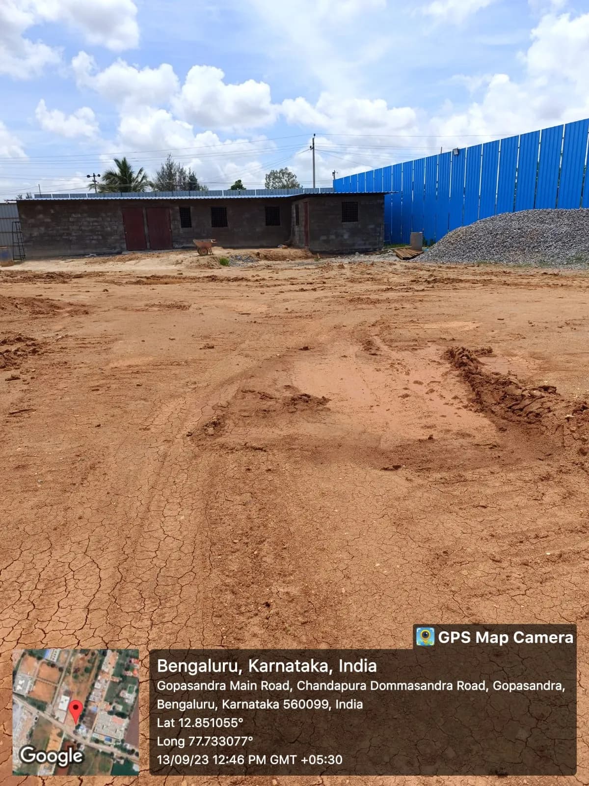 Acorn Hive: Site photo filed with Karnataka RERA
