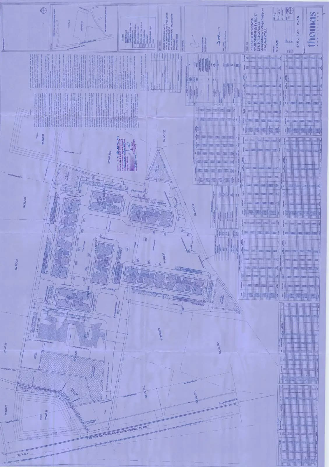 Brigade Sanctuary: Approved Layout Plan (filed with Karnataka RERA)