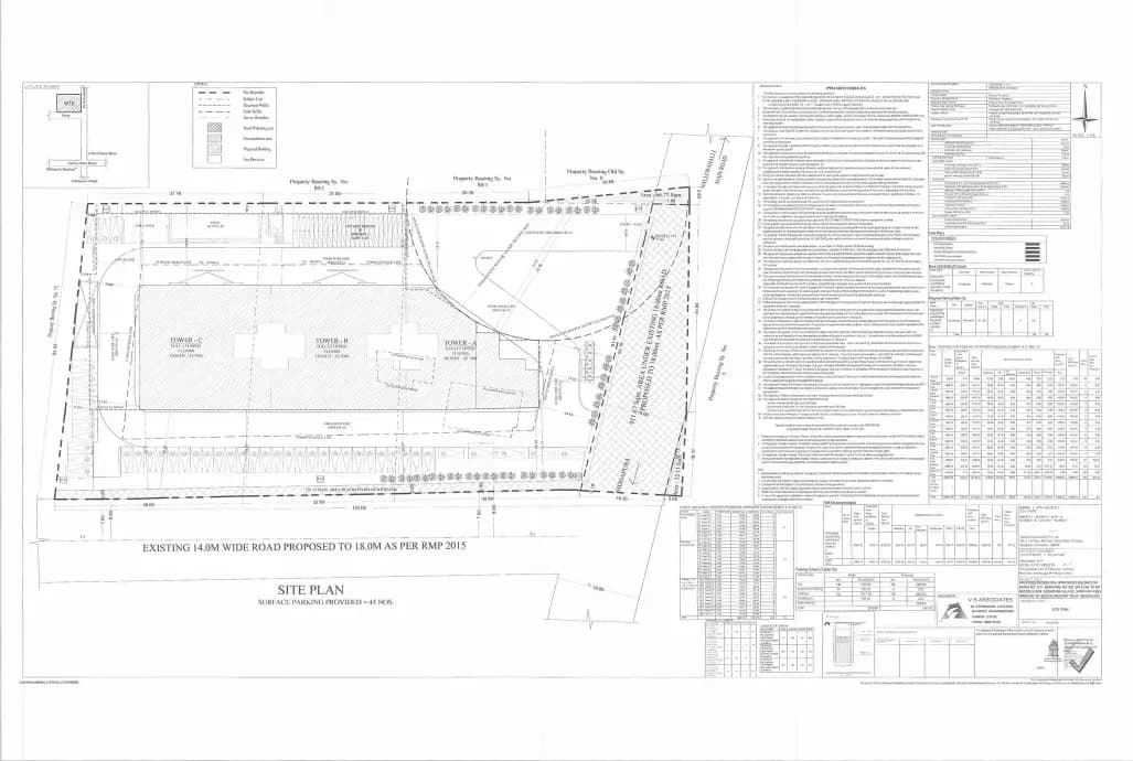 Spectra Parijatha: Approved Layout Plan (filed with Karnataka RERA)