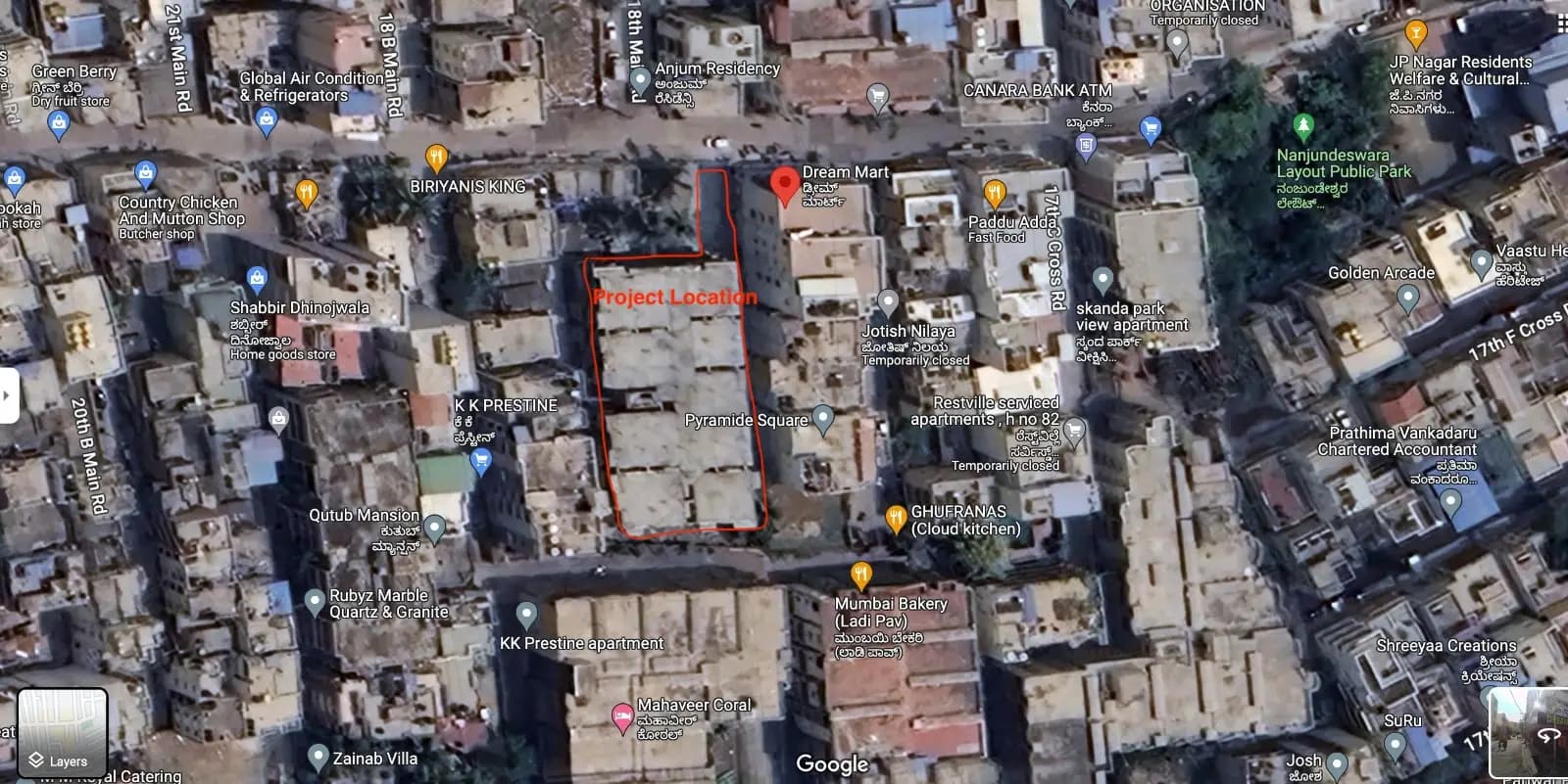 MGR Windsor Gardens: Location Demarcation.jpeg (filed with Karnataka RERA)