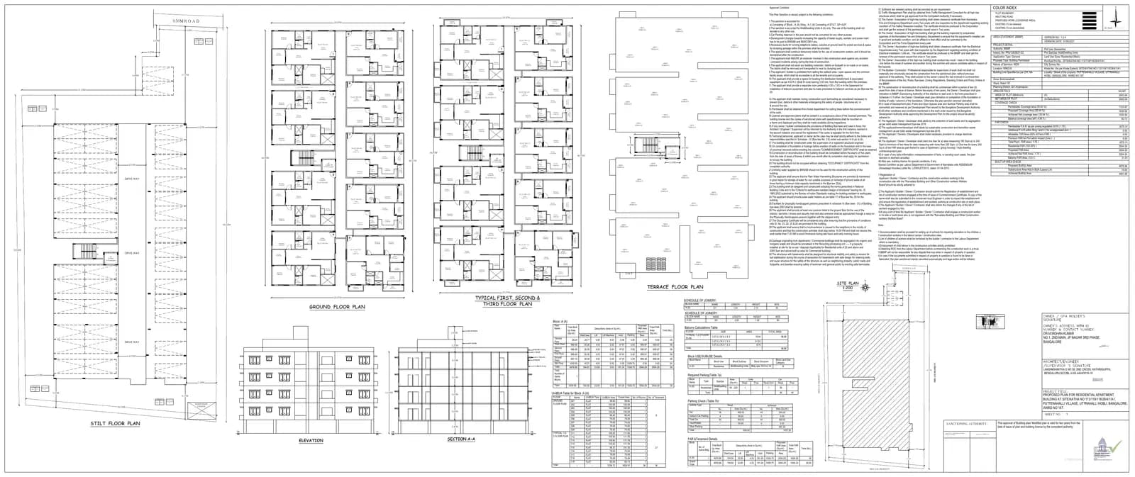 MGR Windsor Gardens: Approved Layout Plan (filed with Karnataka RERA)