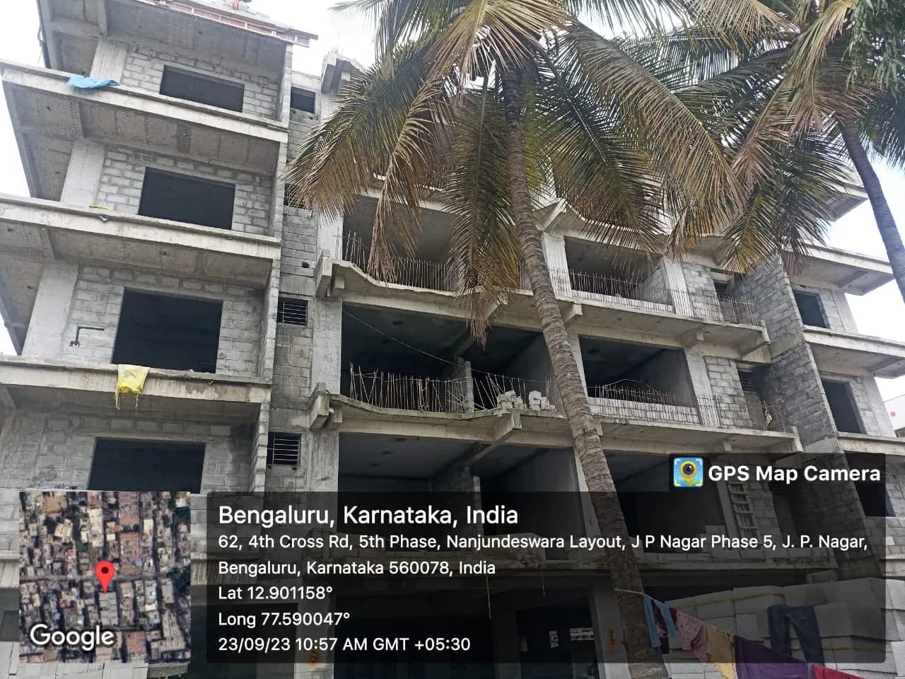 MGR Windsor Gardens: Site photo filed with Karnataka RERA