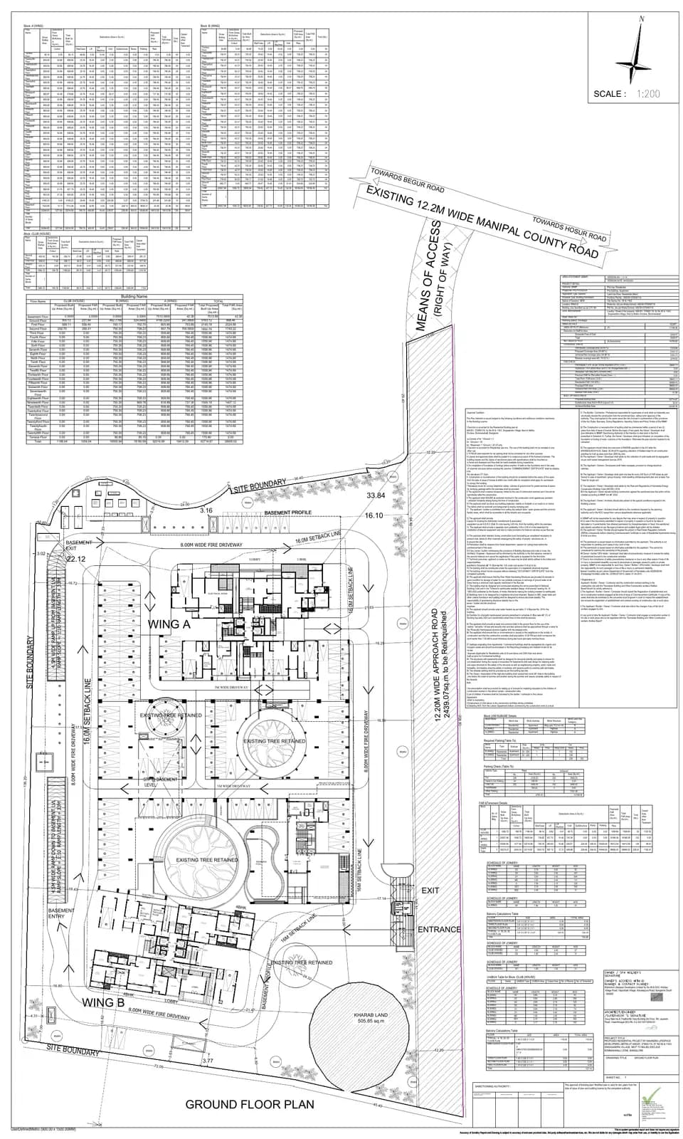 Mahindra Zen: 12 Ground Floor Plan (filed with Karnataka RERA)