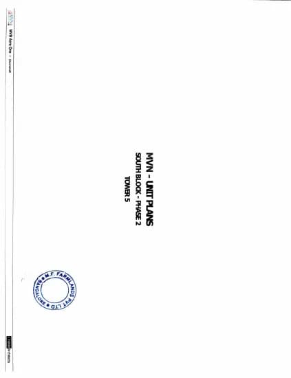 MVN Aero One T5 & T6: Brochure, page 2 (filed with Karnataka RERA)