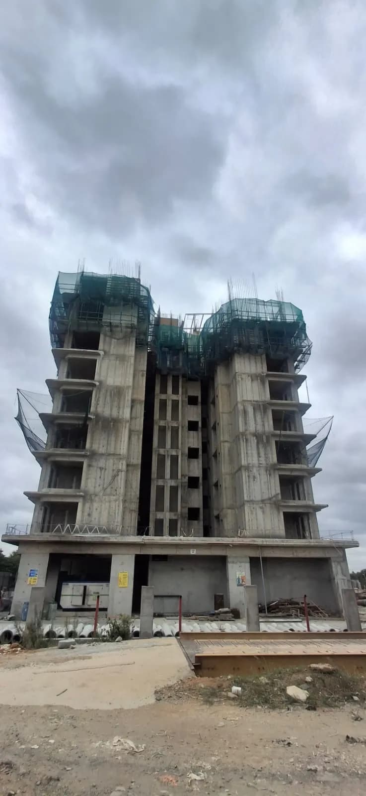 MVN Aero One T5 & T6: Site photo filed with Karnataka RERA