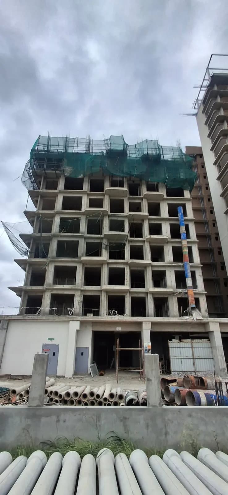 MVN Aero One T5 & T6: Site photo filed with Karnataka RERA