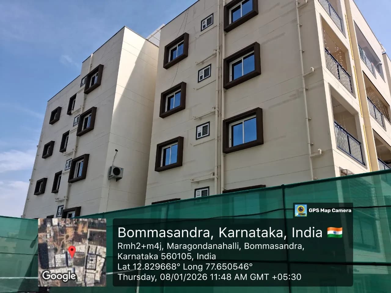Sreenidhi E-City: Site photo filed with Karnataka RERA