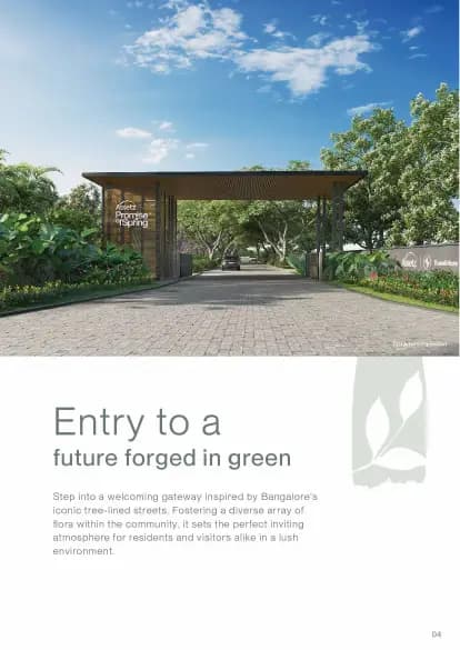 Assetz Promise of Spring: Brochure, page 5 (filed with Karnataka RERA)