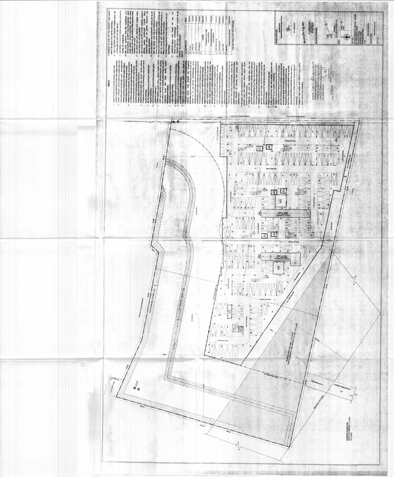 SBR Florenso: Basement Floor Plan (filed with Karnataka RERA)