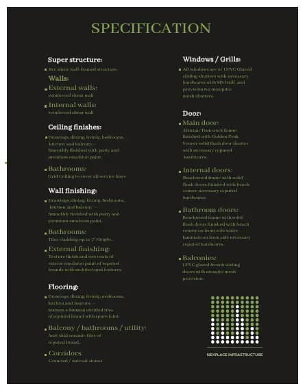 Abhee Celestial City: Brochure, page 7 (filed with Karnataka RERA)