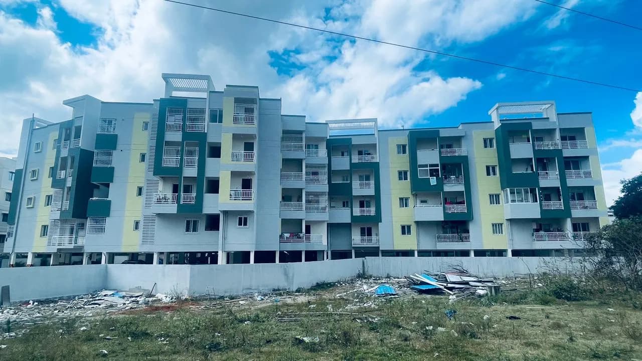 Vision Royal Park: Site photo filed with Karnataka RERA