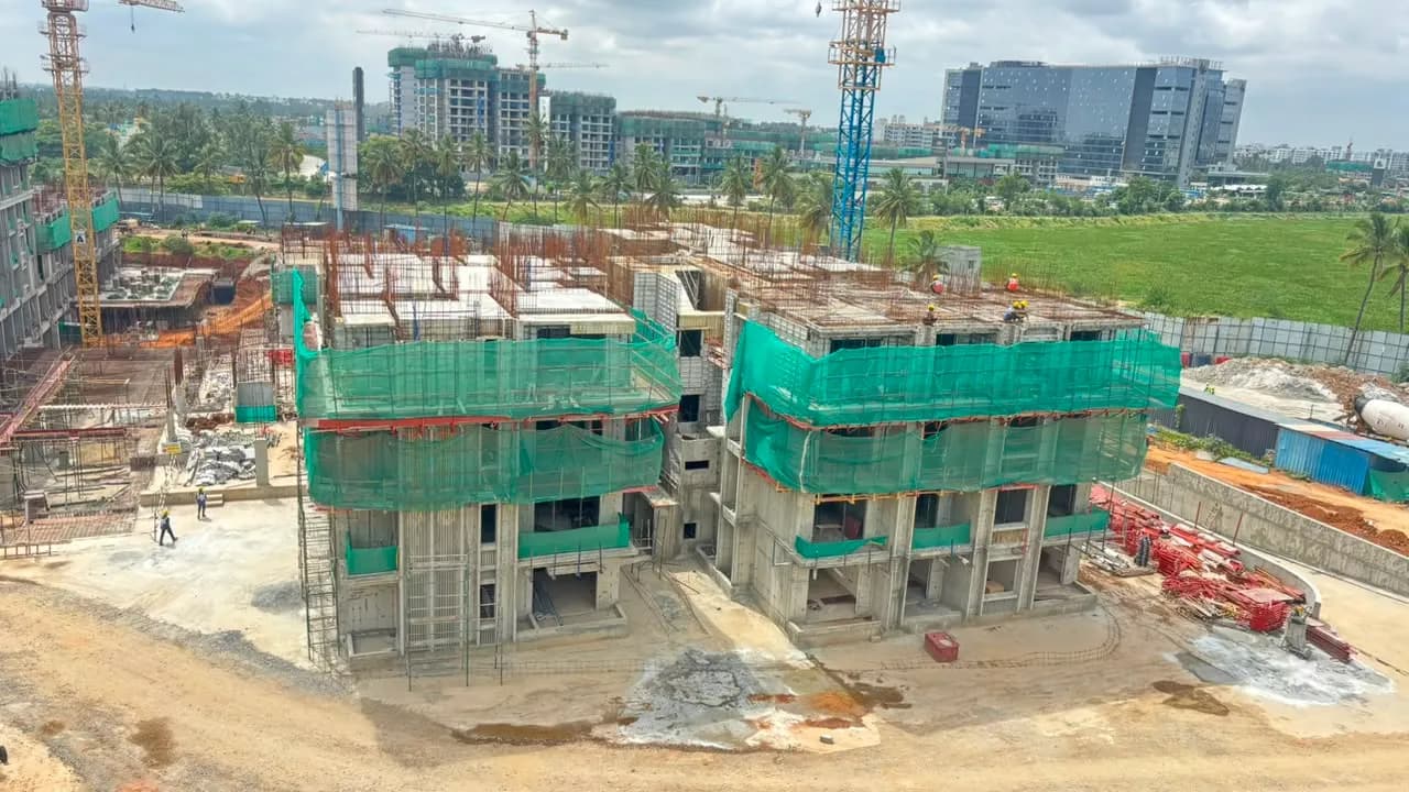 Prestige Somerville: Site photo filed with Karnataka RERA