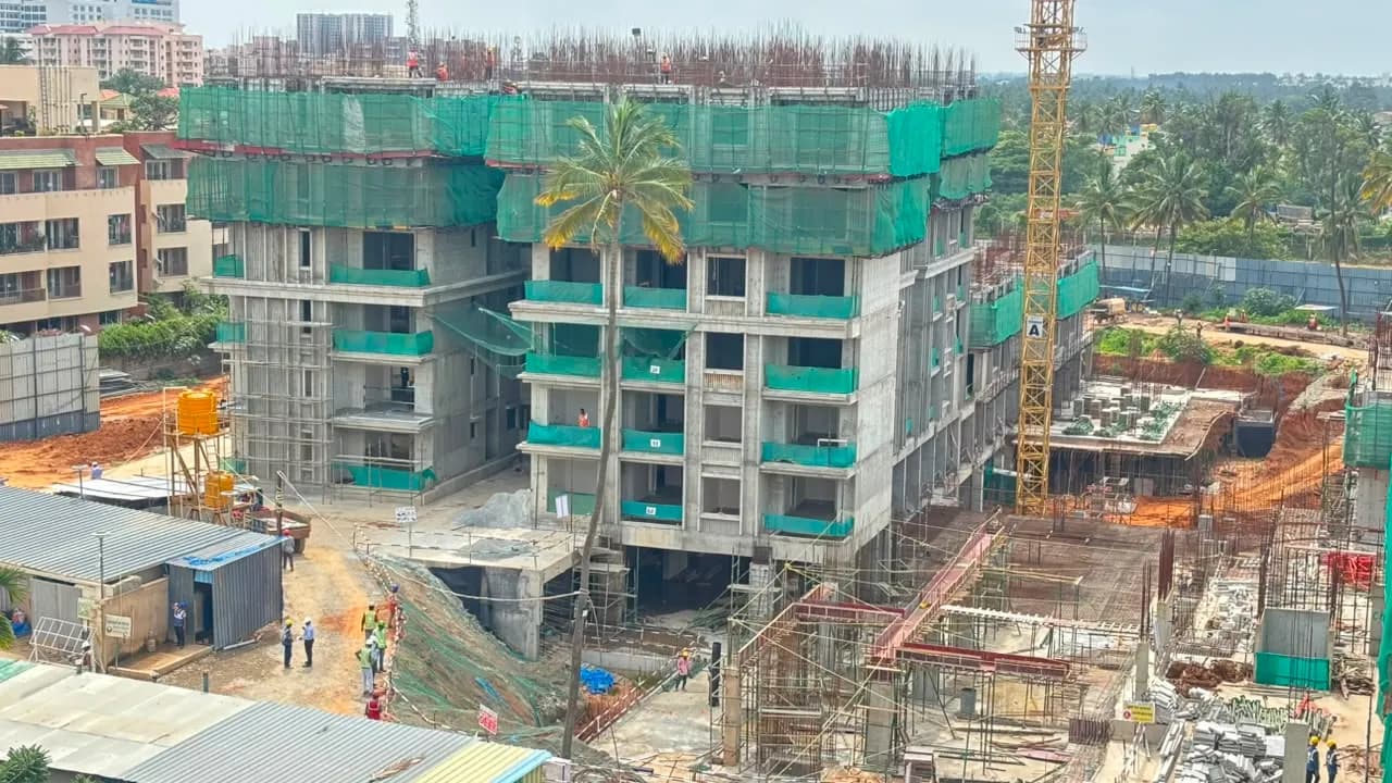 Prestige Somerville: Site photo filed with Karnataka RERA
