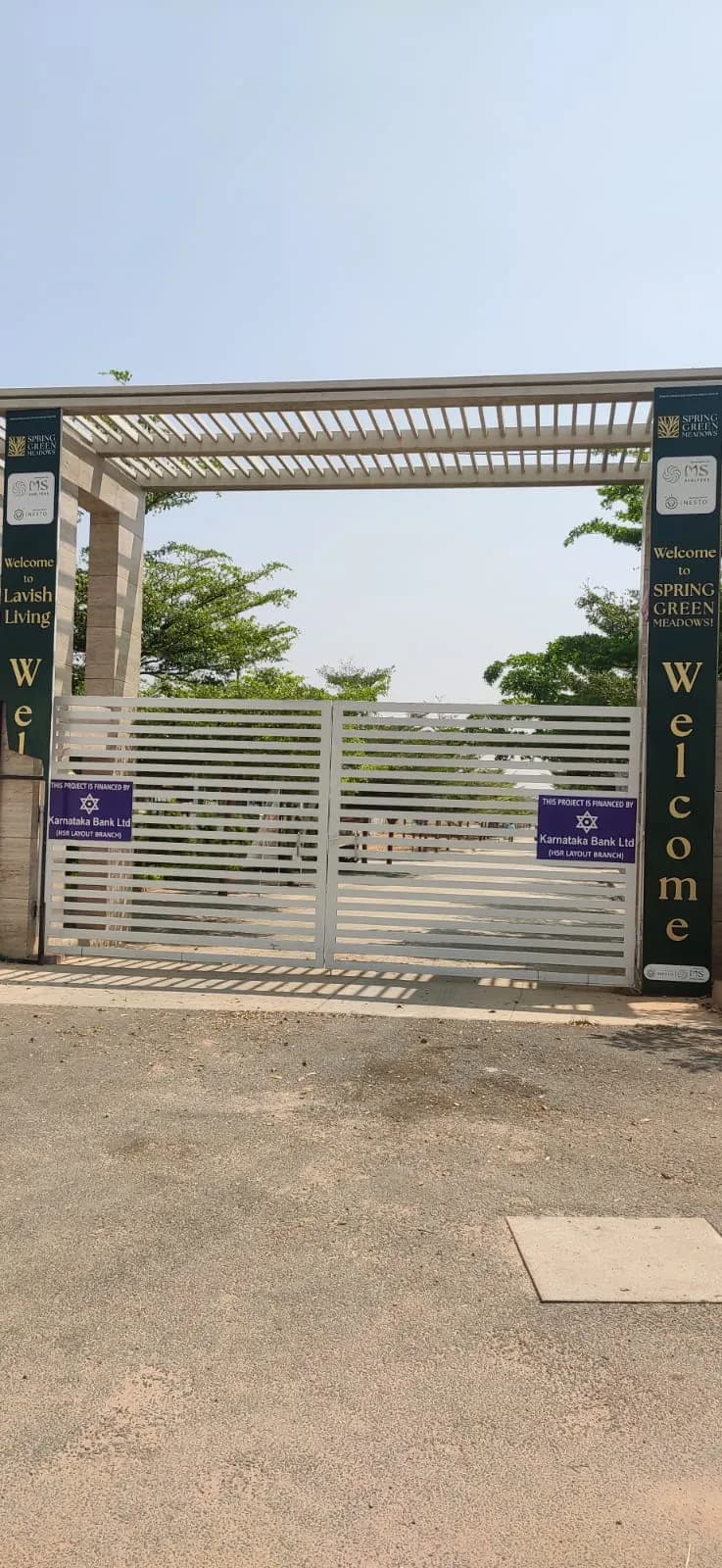 Spring Green Meadows: Site photo filed with Karnataka RERA