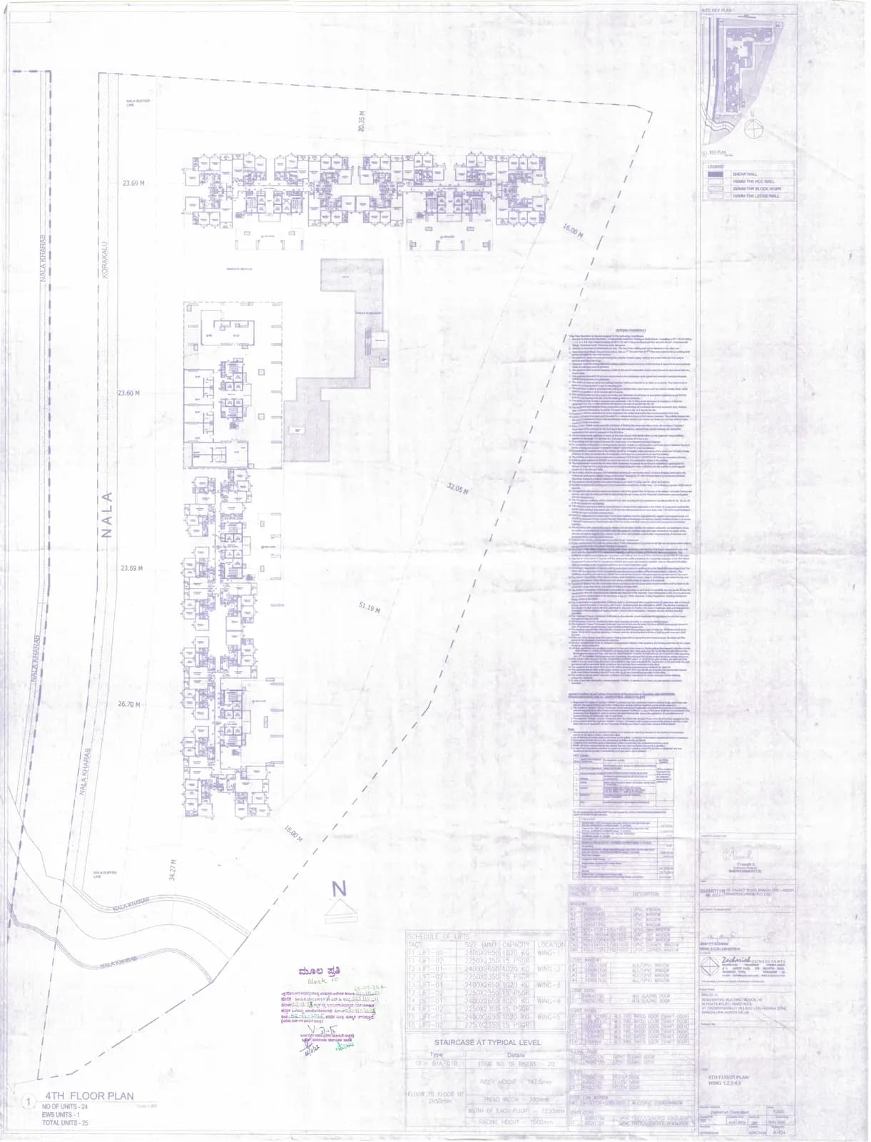 Nikoo Homes V: 4th Floor Plan.pdf (filed with Karnataka RERA)