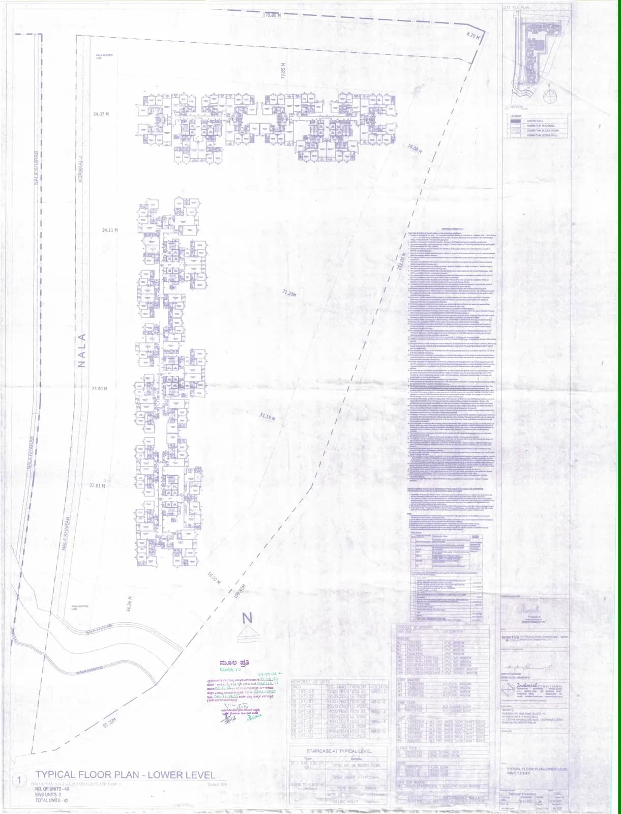 Nikoo Homes V: Typical Floor Plan- Lower Level.pdf (filed with Karnataka RERA)