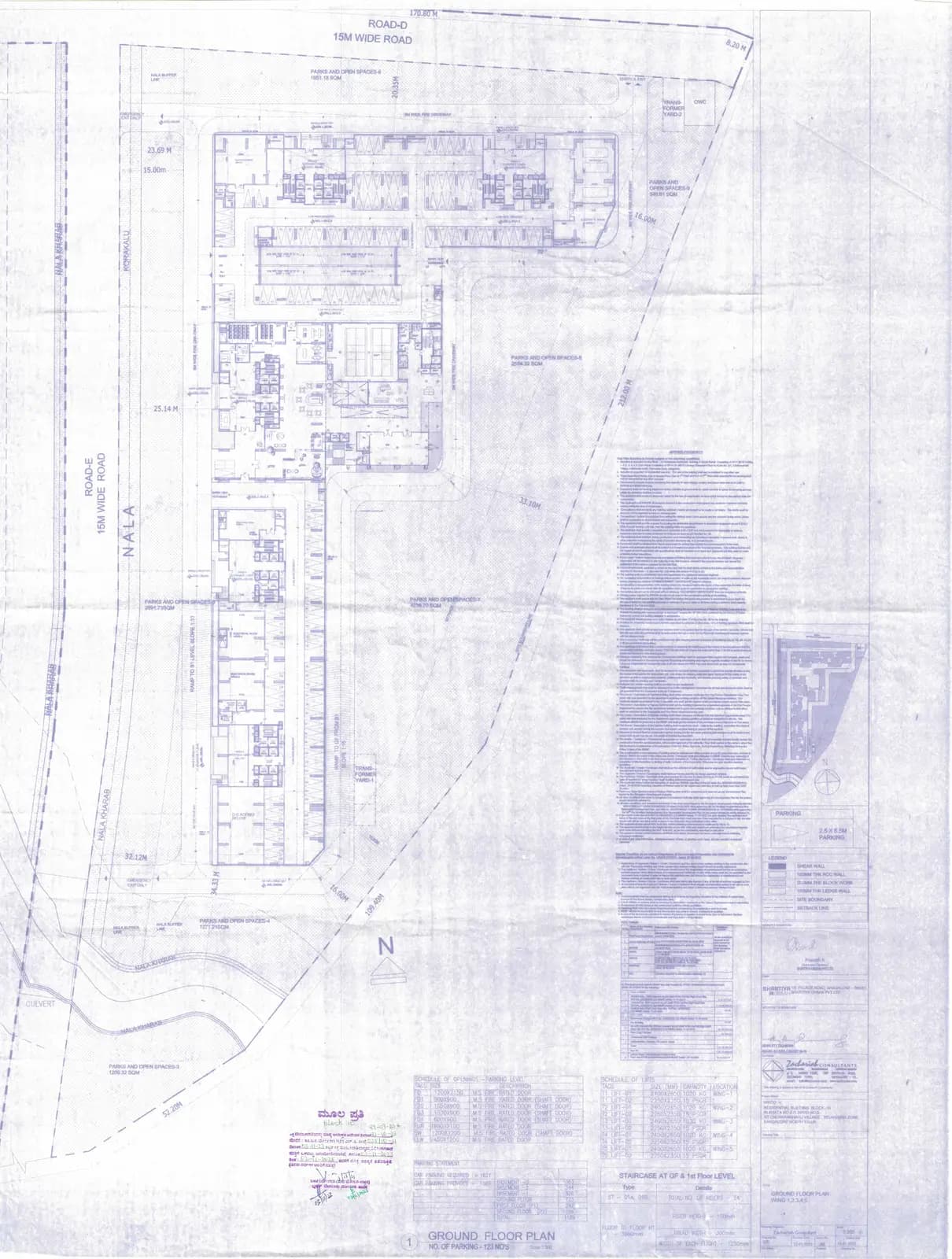 Nikoo Homes V: Ground Floor Plan.pdf (filed with Karnataka RERA)