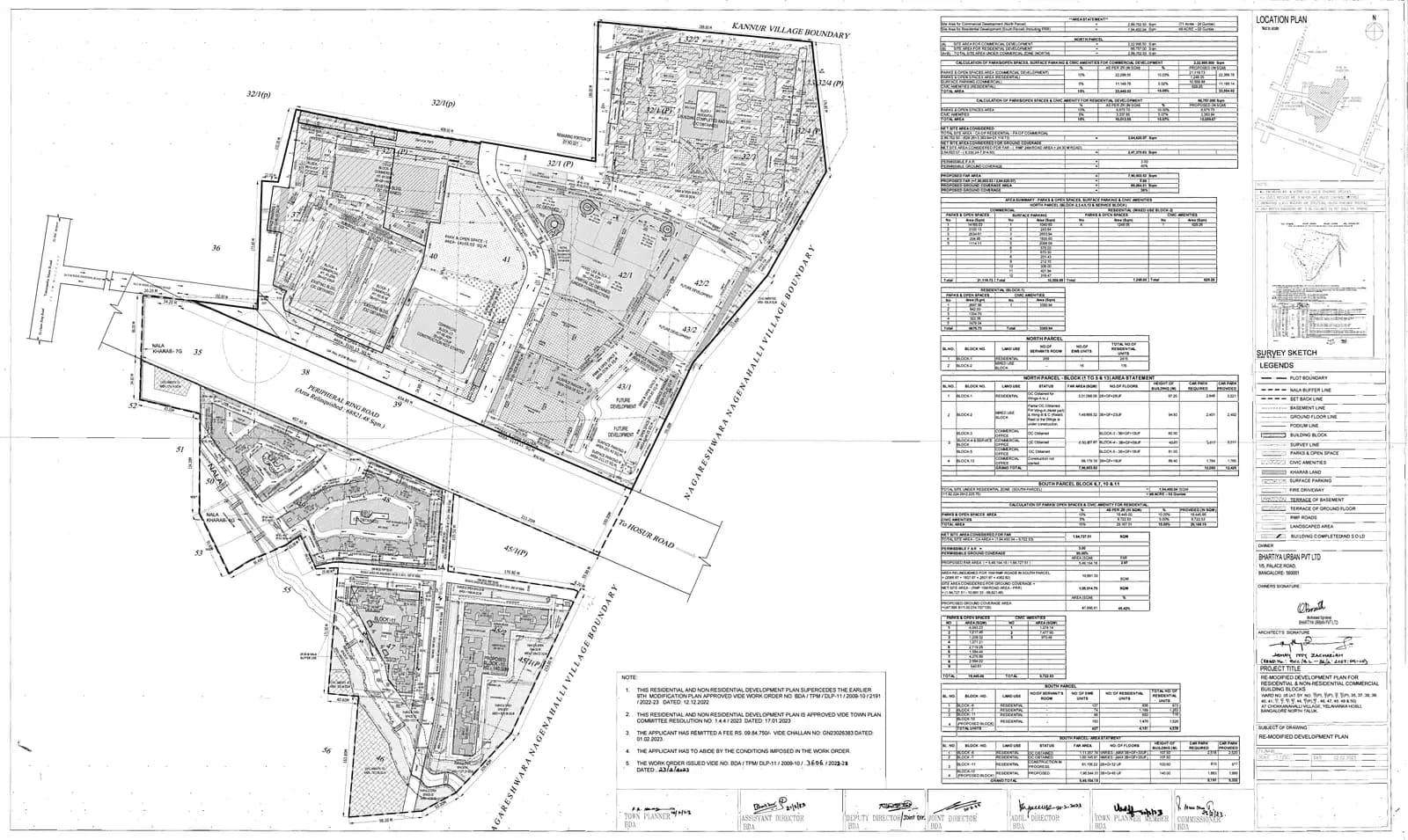 Nikoo Homes V: Approved Layout Plan (filed with Karnataka RERA)
