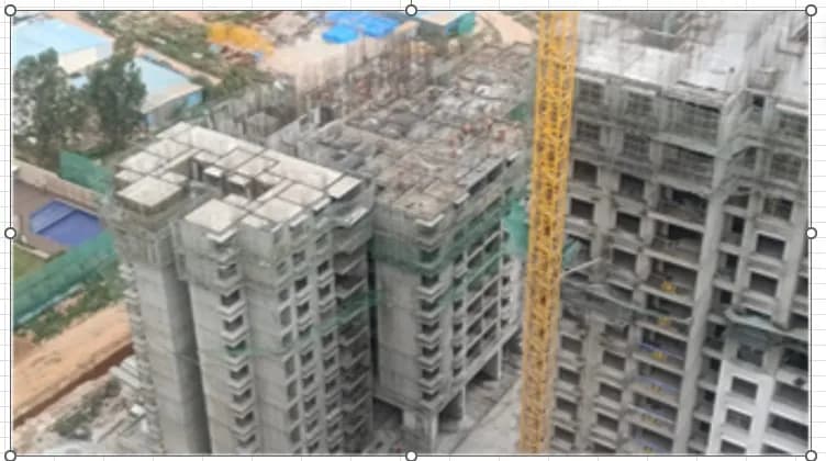 Nikoo Homes V: Site photo filed with Karnataka RERA
