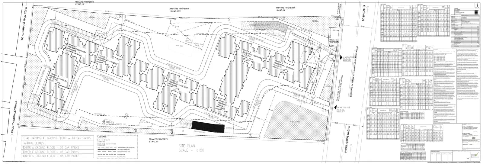 Orchid Salisbury: Approved Layout Plan (filed with Karnataka RERA)