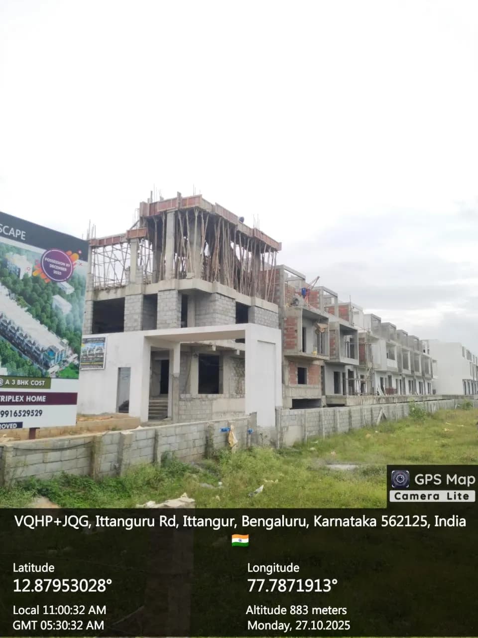 Dream Scape: Site photo filed with Karnataka RERA