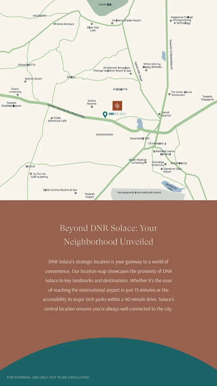 DNR Solace: Brochure, page 3 (filed with Karnataka RERA)