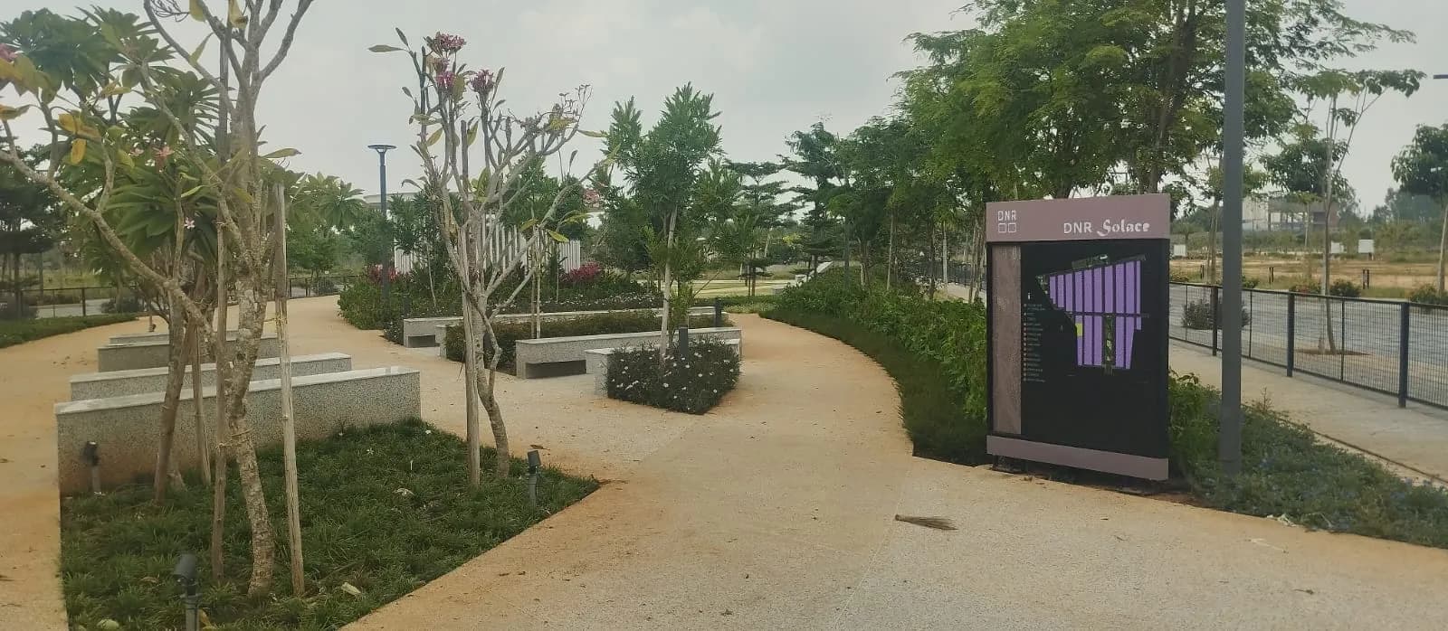 DNR Solace: Site photo filed with Karnataka RERA