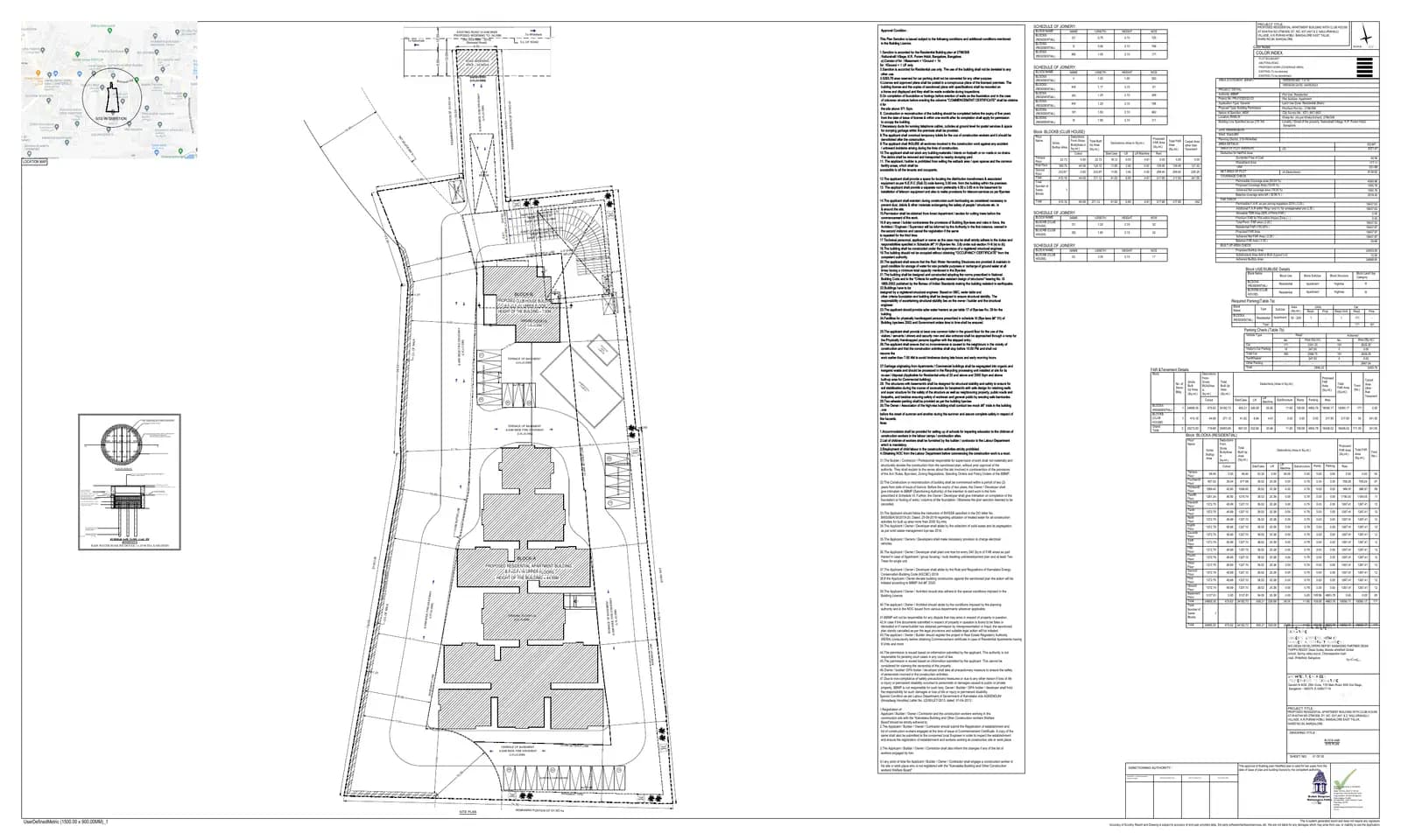 Desai Empire: Existing Layout Plan (filed with Karnataka RERA)