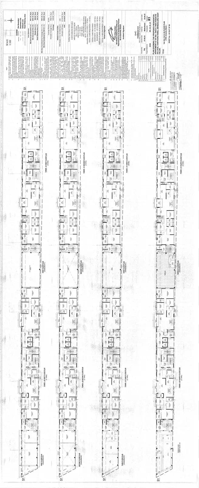 Mana Jardin Neo: Approved Building/Plotting Plan (filed with Karnataka RERA)