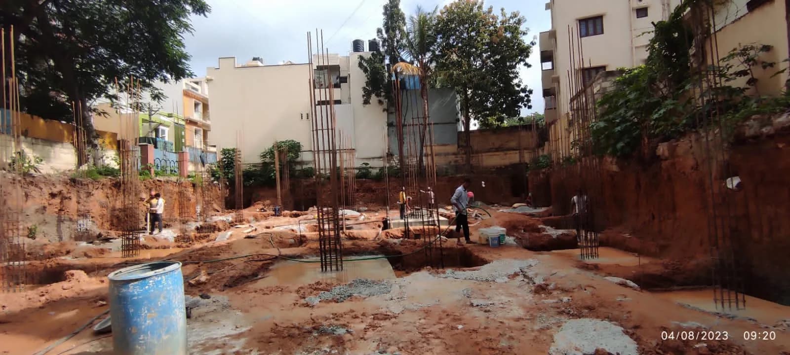 VG Royal Enclave: Site photo filed with Karnataka RERA
