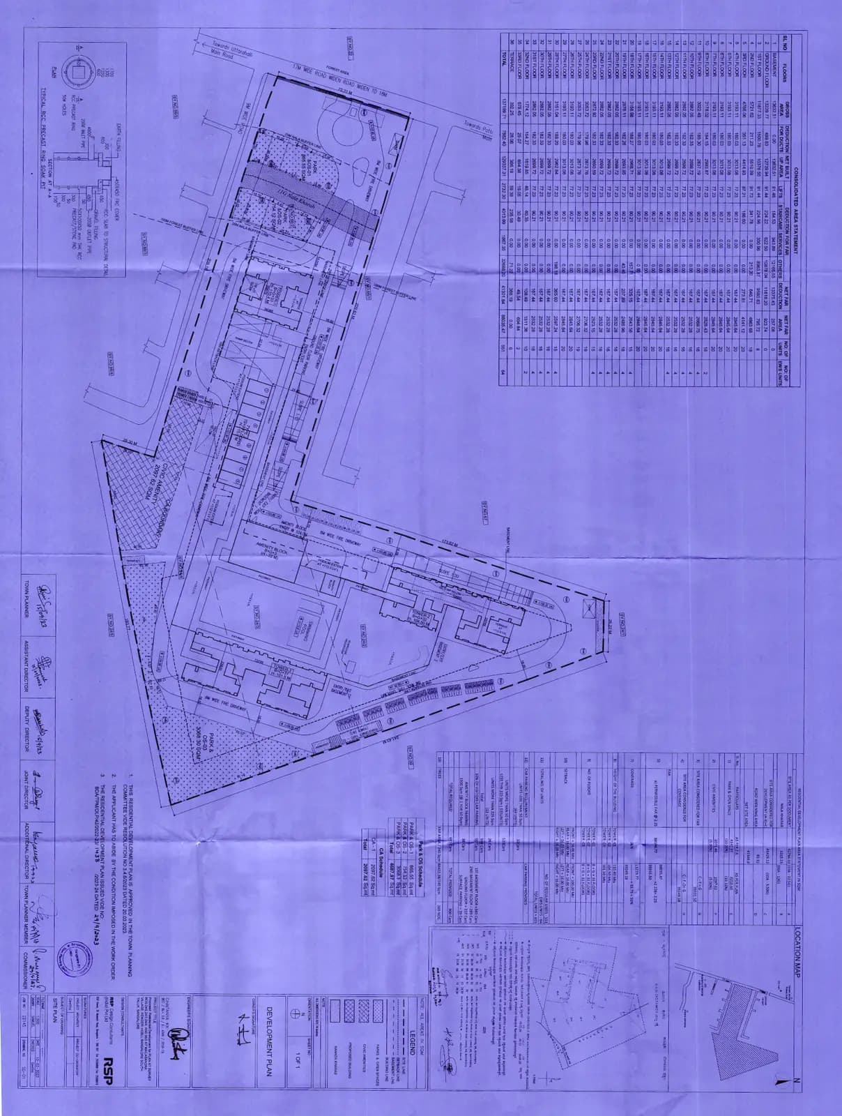 Birla Ojasvi: Approved Building/Plotting Plan (filed with Karnataka RERA)