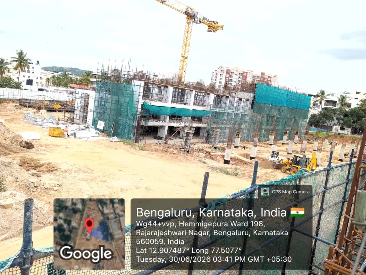 Birla Ojasvi: Site photo filed with Karnataka RERA