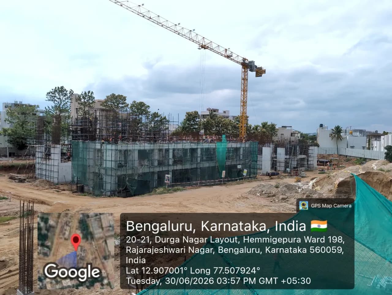 Birla Ojasvi: Site photo filed with Karnataka RERA