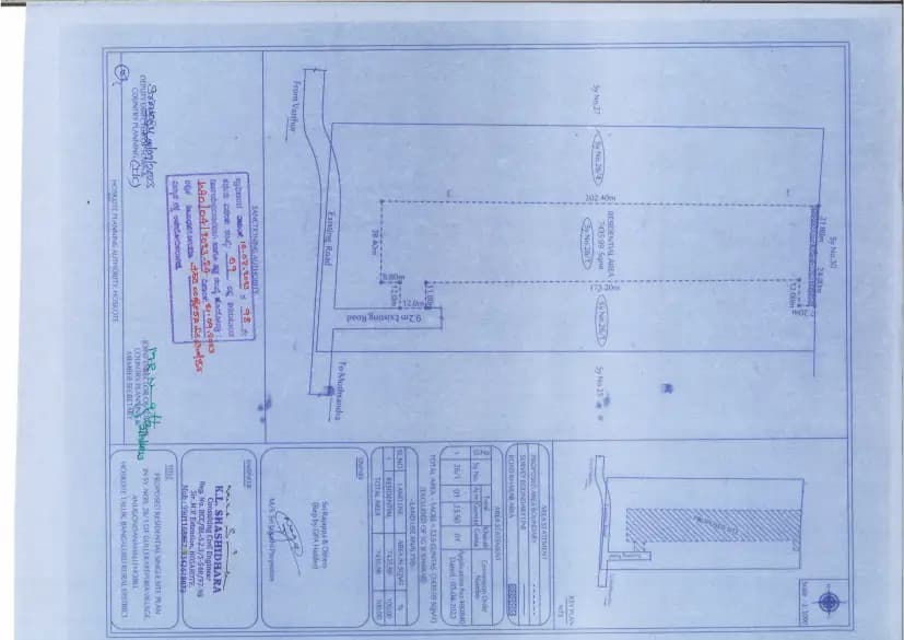 Mithila Splendor: Existing Layout Plan (filed with Karnataka RERA)