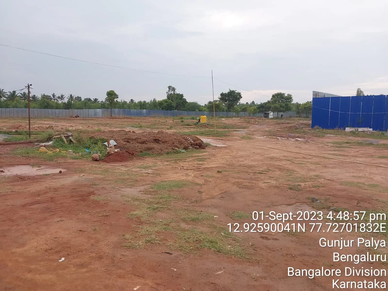 Orchid Life: Site photo filed with Karnataka RERA