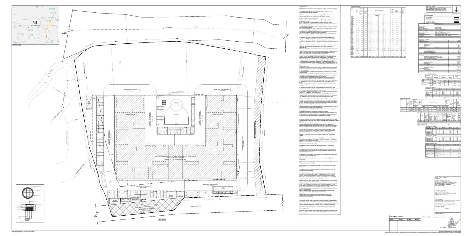 Ankuraa Meridian: Approved plan.pdf, page 1 (filed with Karnataka RERA)
