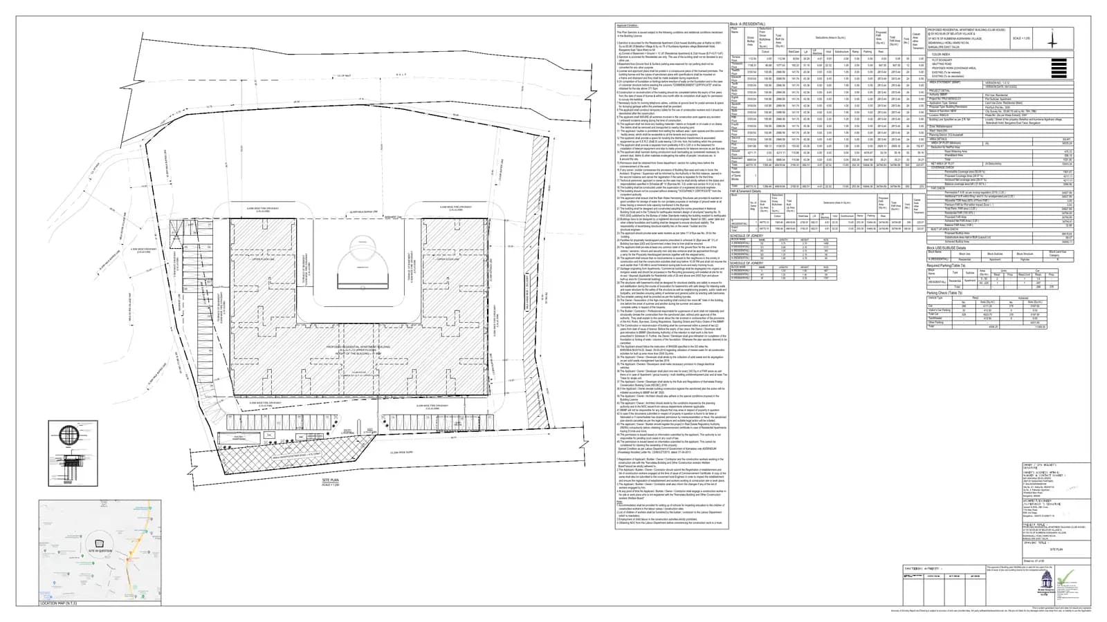 Ankuraa Meridian: Approved Layout Plan (filed with Karnataka RERA)