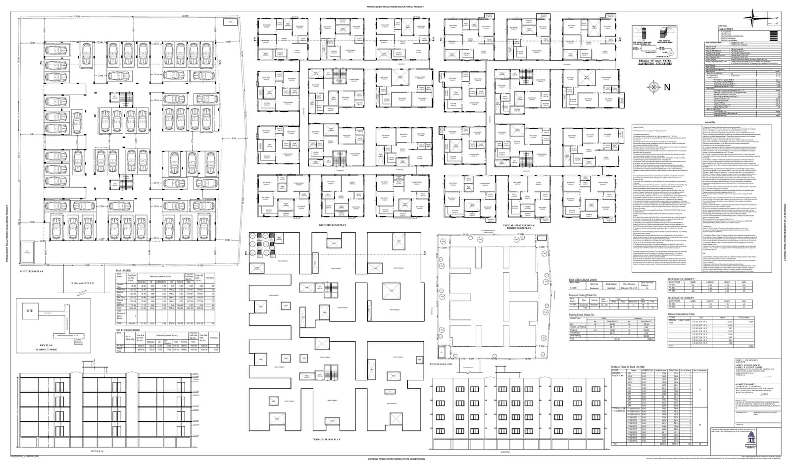 Affinity Gardenia: Approved Layout Plan (filed with Karnataka RERA)