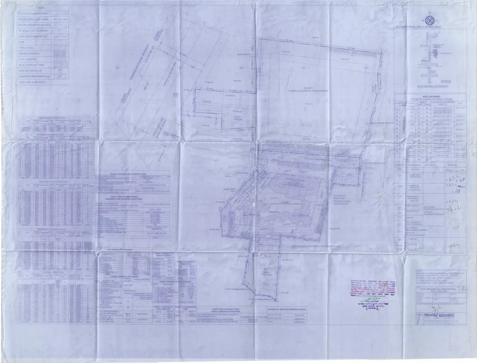 Millionaire Tower: Existing Layout Plan (filed with Karnataka RERA)