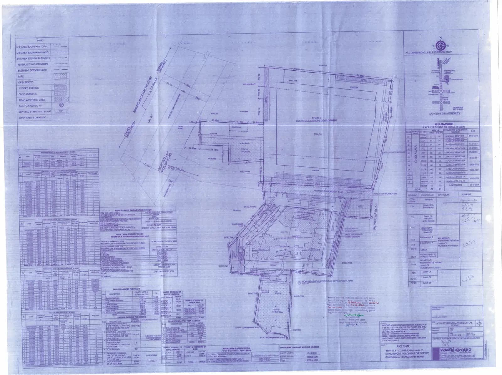 Millionaire Tower: Approved Layout Plan (filed with Karnataka RERA)