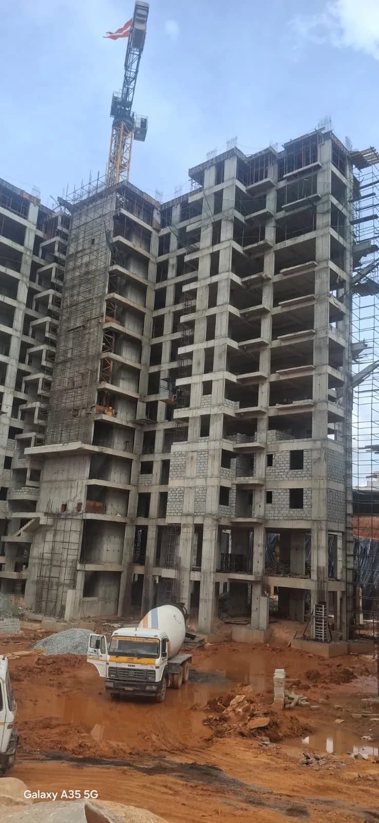 Millionaire Tower: Site photo filed with Karnataka RERA