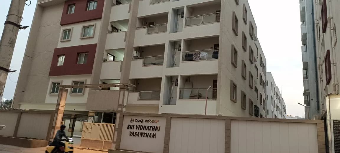 Sri Vidhathri Vasantham: Site photo filed with Karnataka RERA