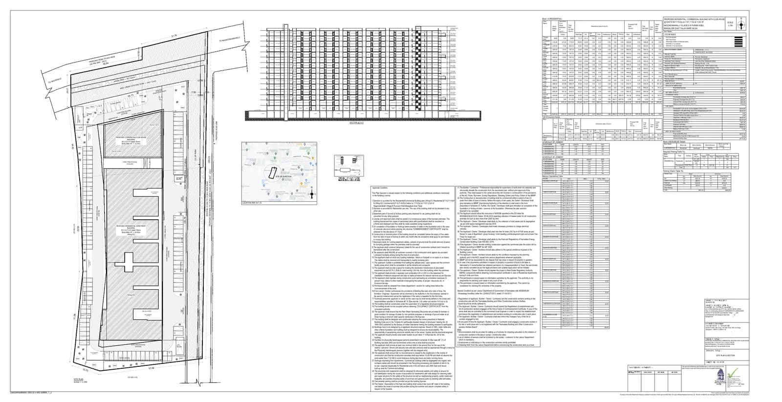 Sai Silicon Heights: Existing Layout Plan (filed with Karnataka RERA)