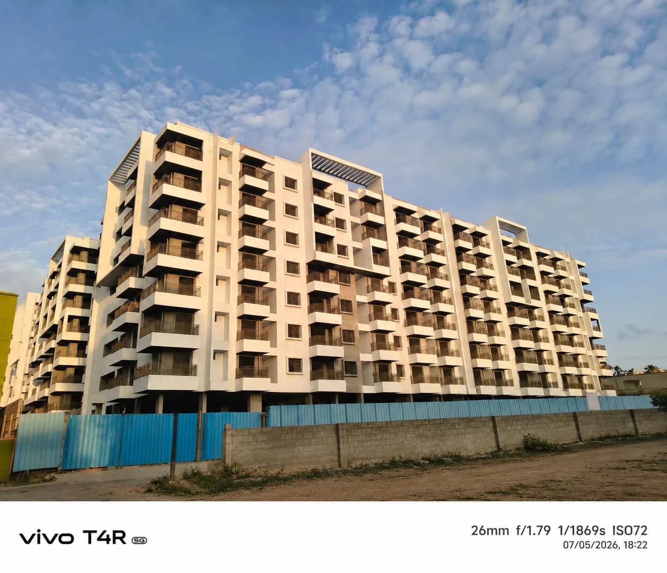 Vikyath Signature: Site photo filed with Karnataka RERA