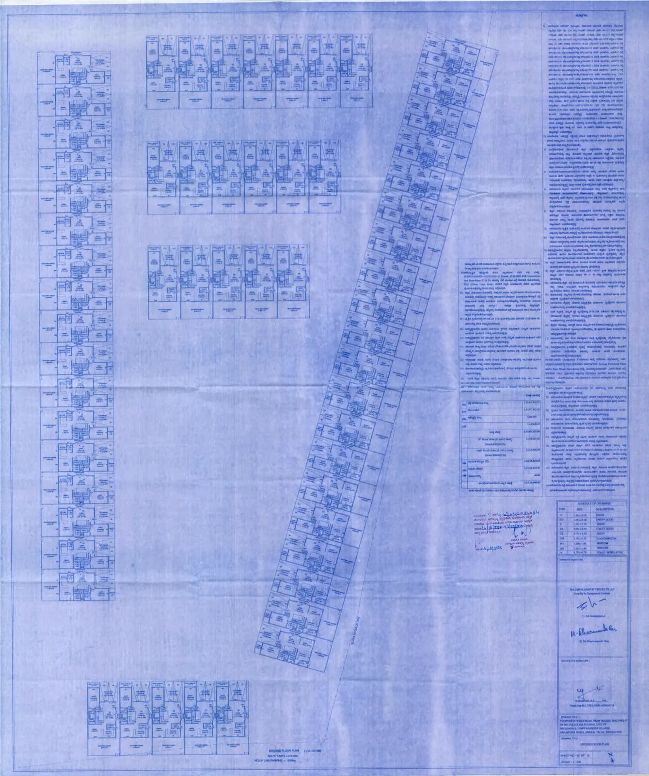 Disha Pursuit Of The Elements: Row Houses Ground Floor Plan.pdf (filed with Karnataka RERA)