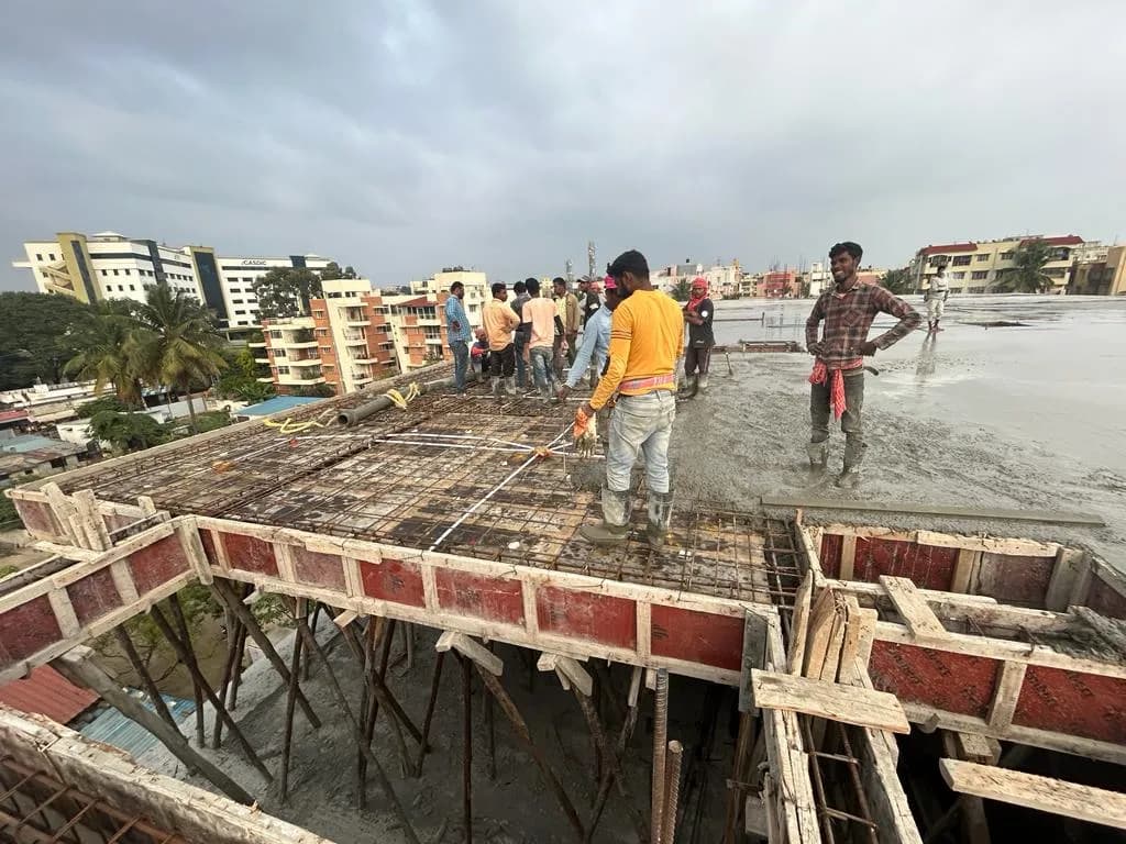 Sri Sathvik Nandanam: Site photo filed with Karnataka RERA
